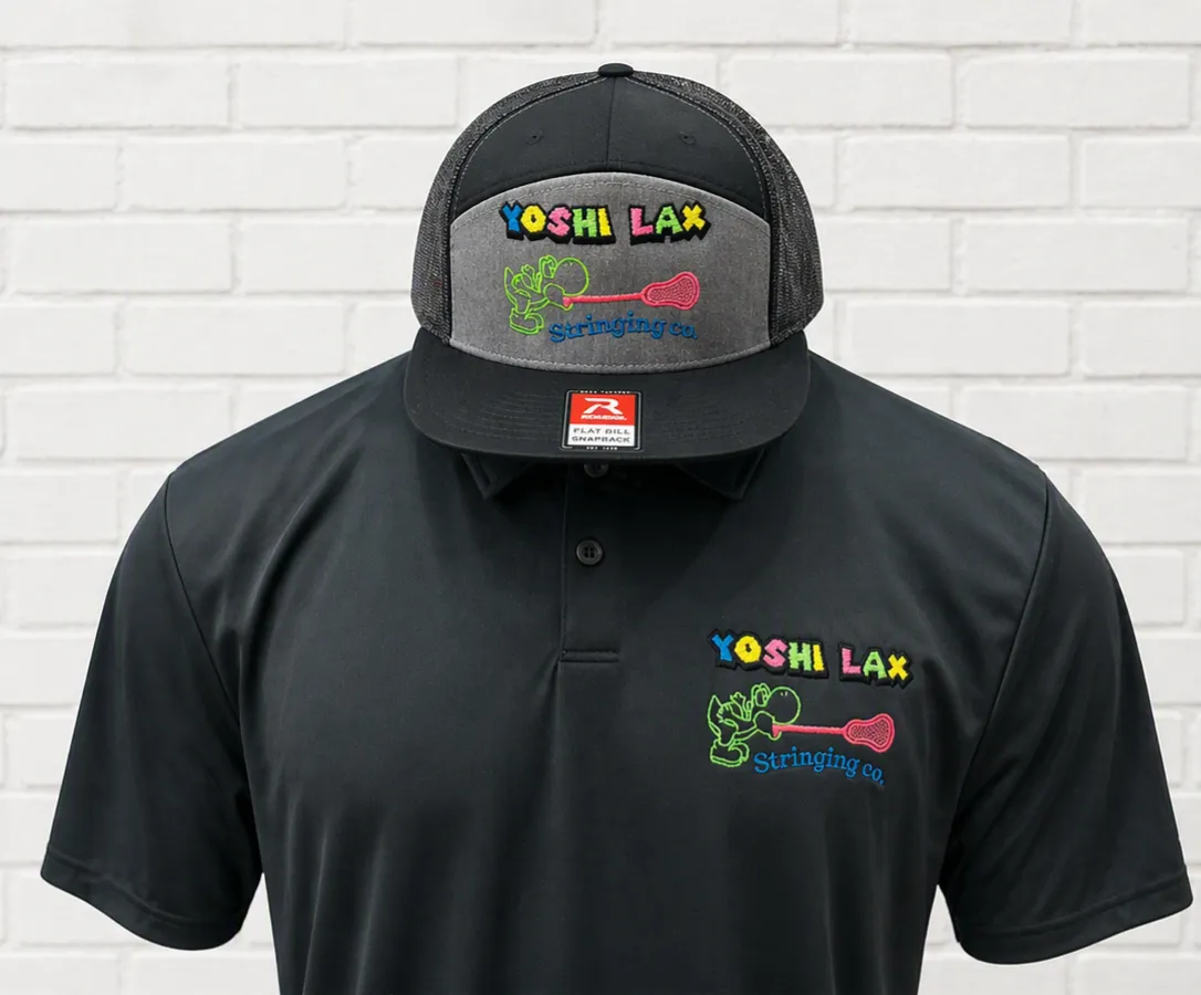 Custom embroidered hat with company logo
