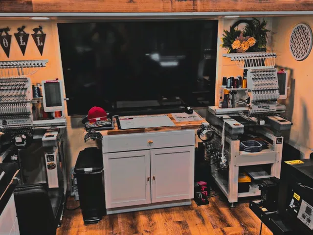 Inside the Harford Embroidery & Print shop