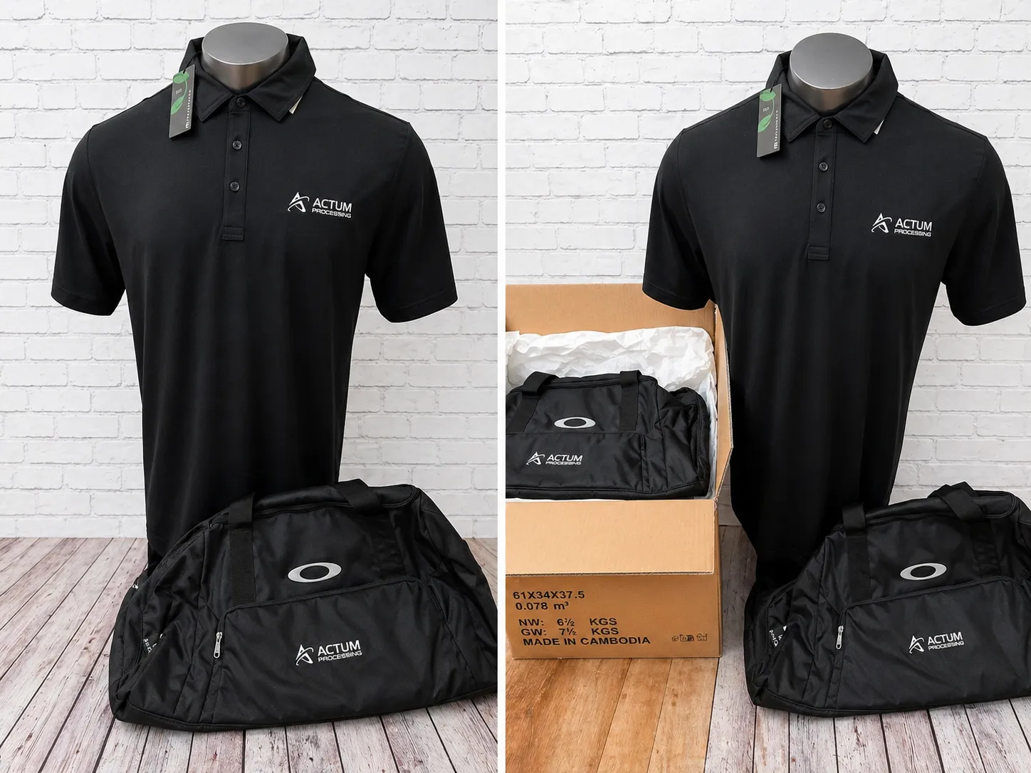 Actum Processing — Embroidered Logo